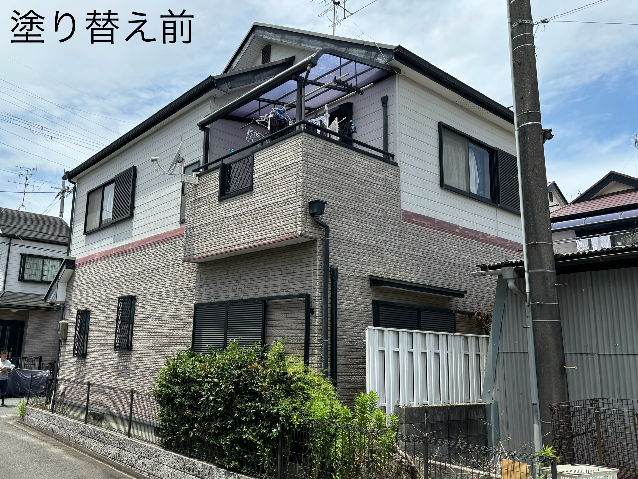 南区K様邸の施工前写真その2